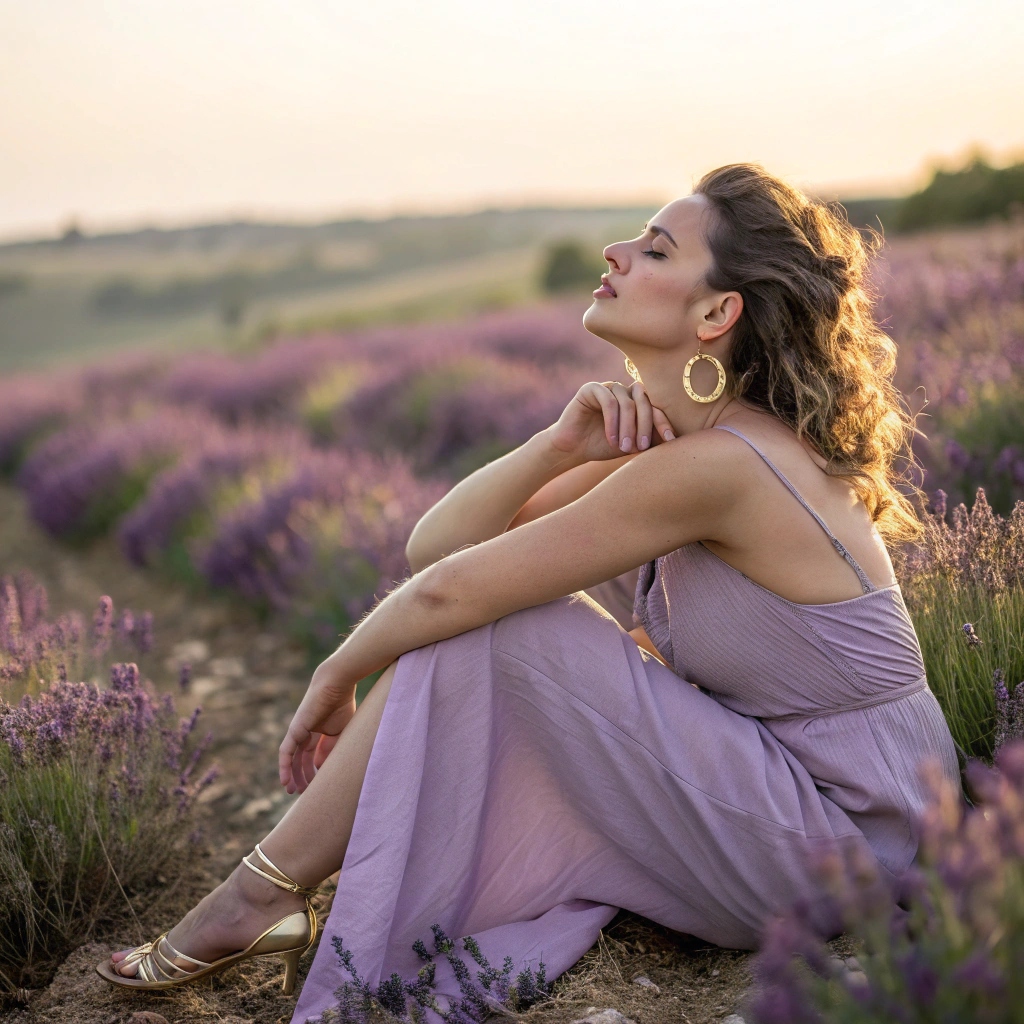 Lavender Girl Summer