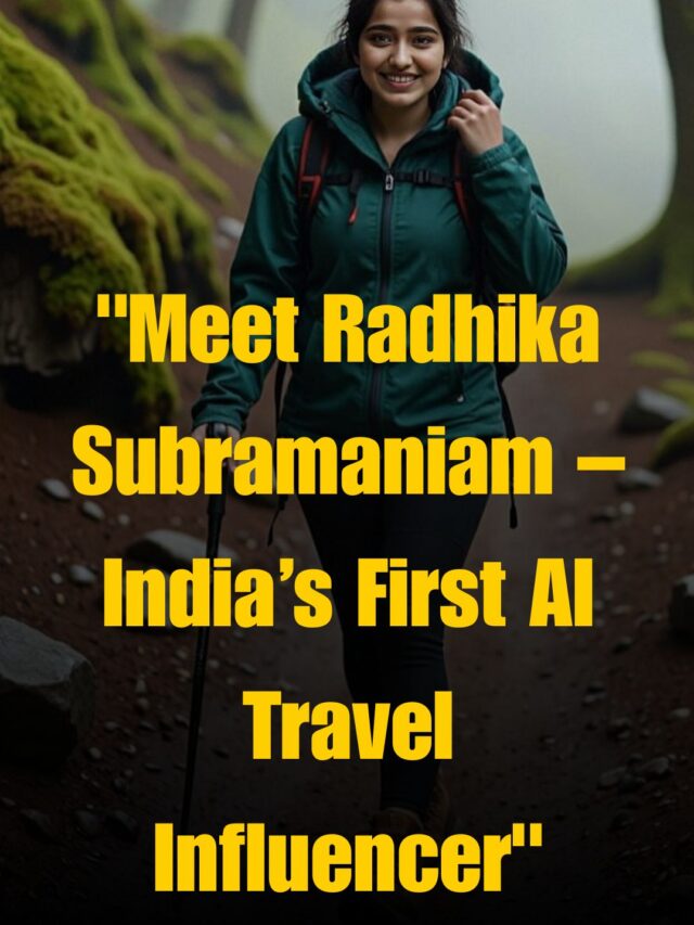 Meet Radhika Subramaniam: India’s First AI Travel Influencer!”